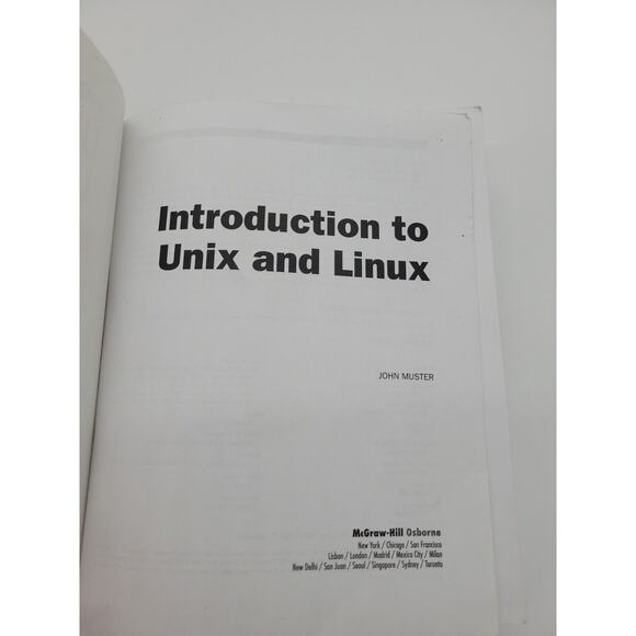 Introduction to Unix and Linux [With CDROM] by John Muster CDs Included textbook - Picture 4 of 11
